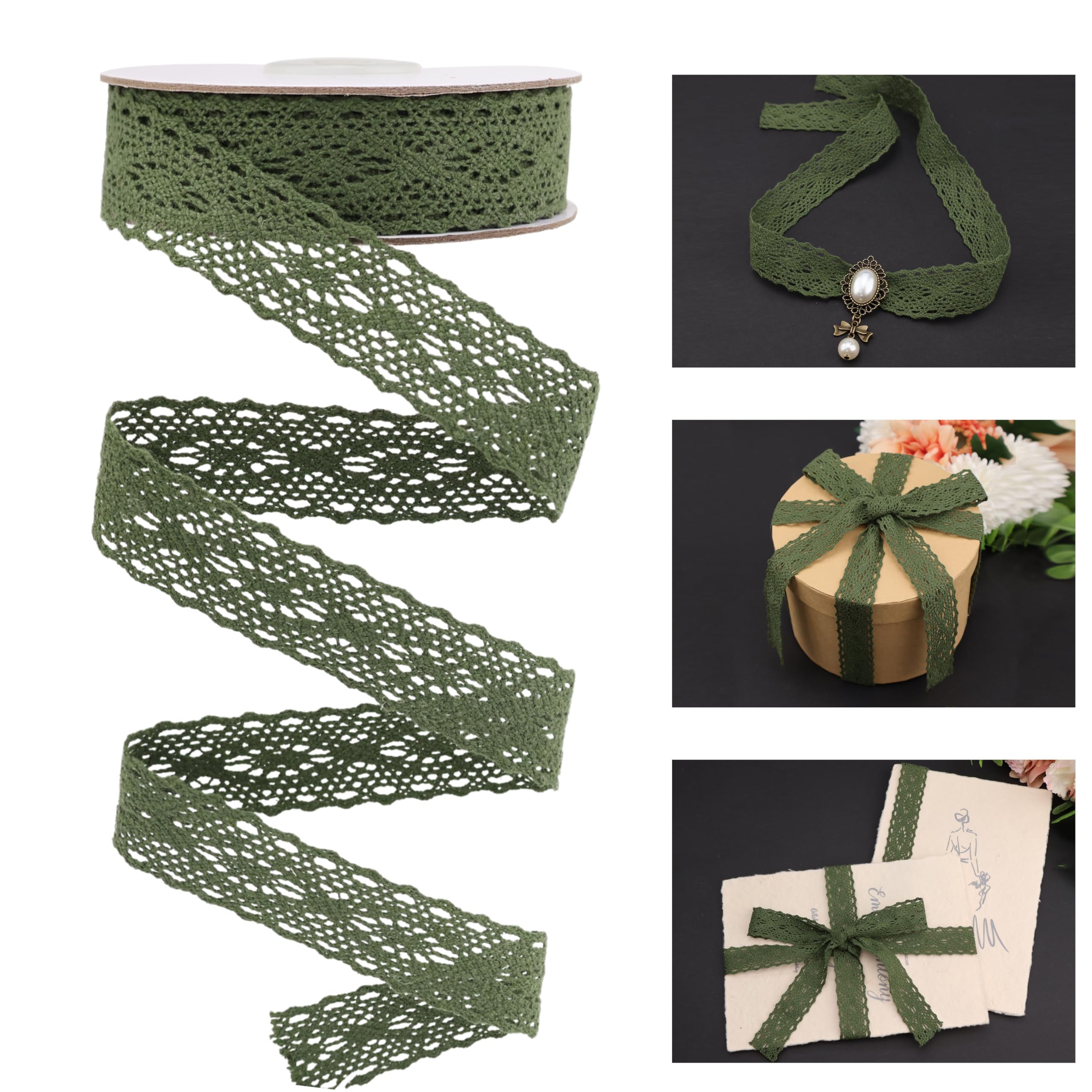 Amazon.com: Natural Cotton Craft Ribbon 1
